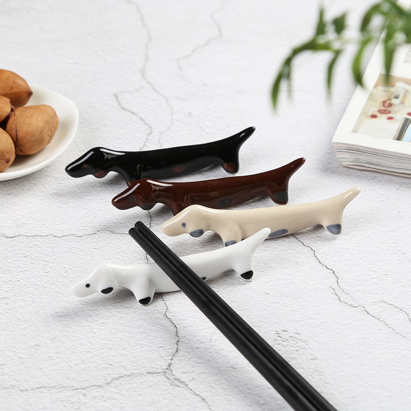 Wholesale Ceramic Sea Dogs Chopstick Holder Rest Hand Painted