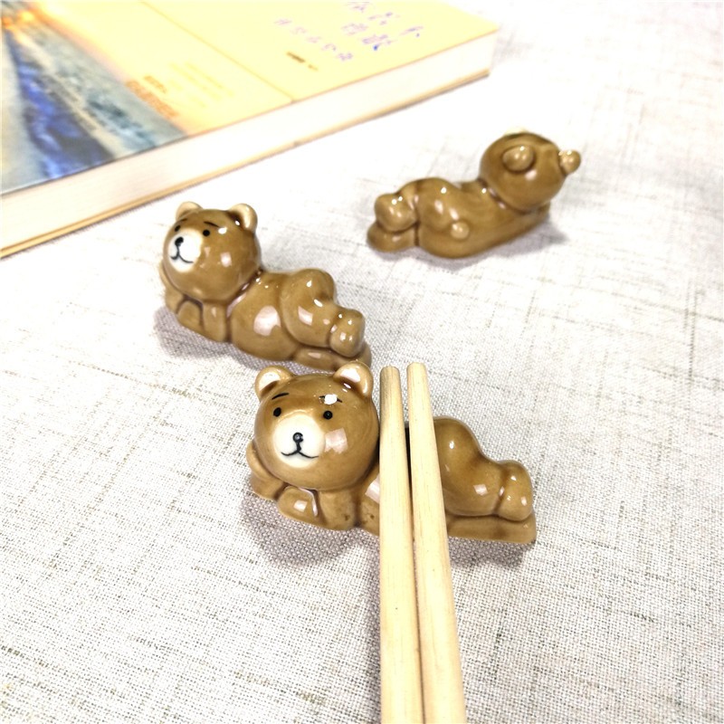 Wholesale Ceramic Cat Style Chopstick Rest Holder