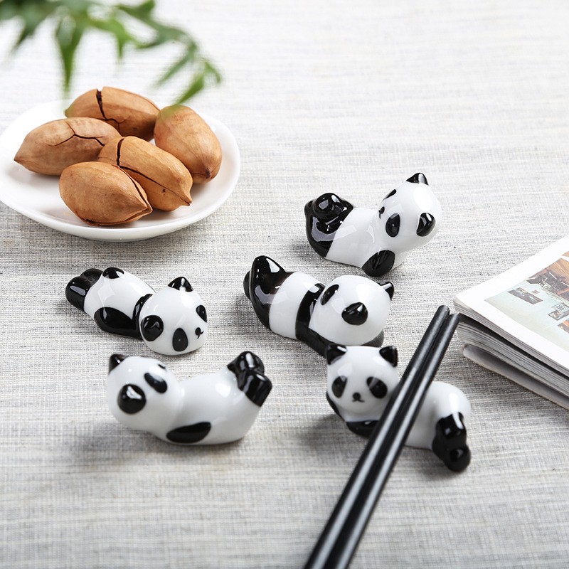 Wholesale Ceramic Panda Chopstick Rest Holder More Style