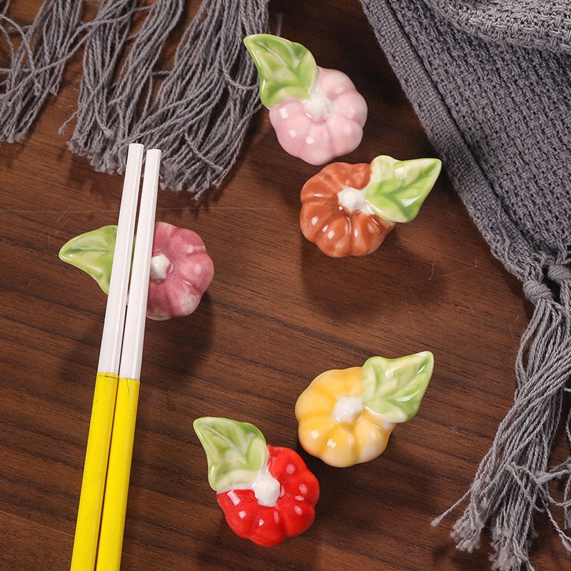 Wholesale Ceramic Pumpkin Chopstick Rest Holder